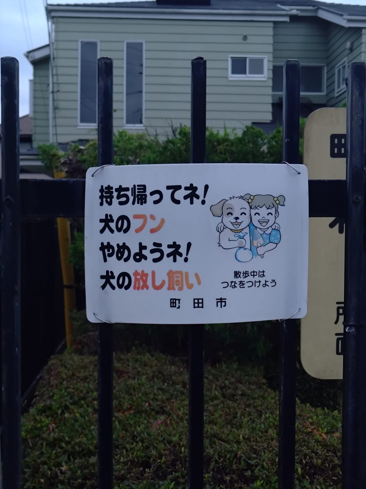 町田市は犬に飼い主を叱らせがち3