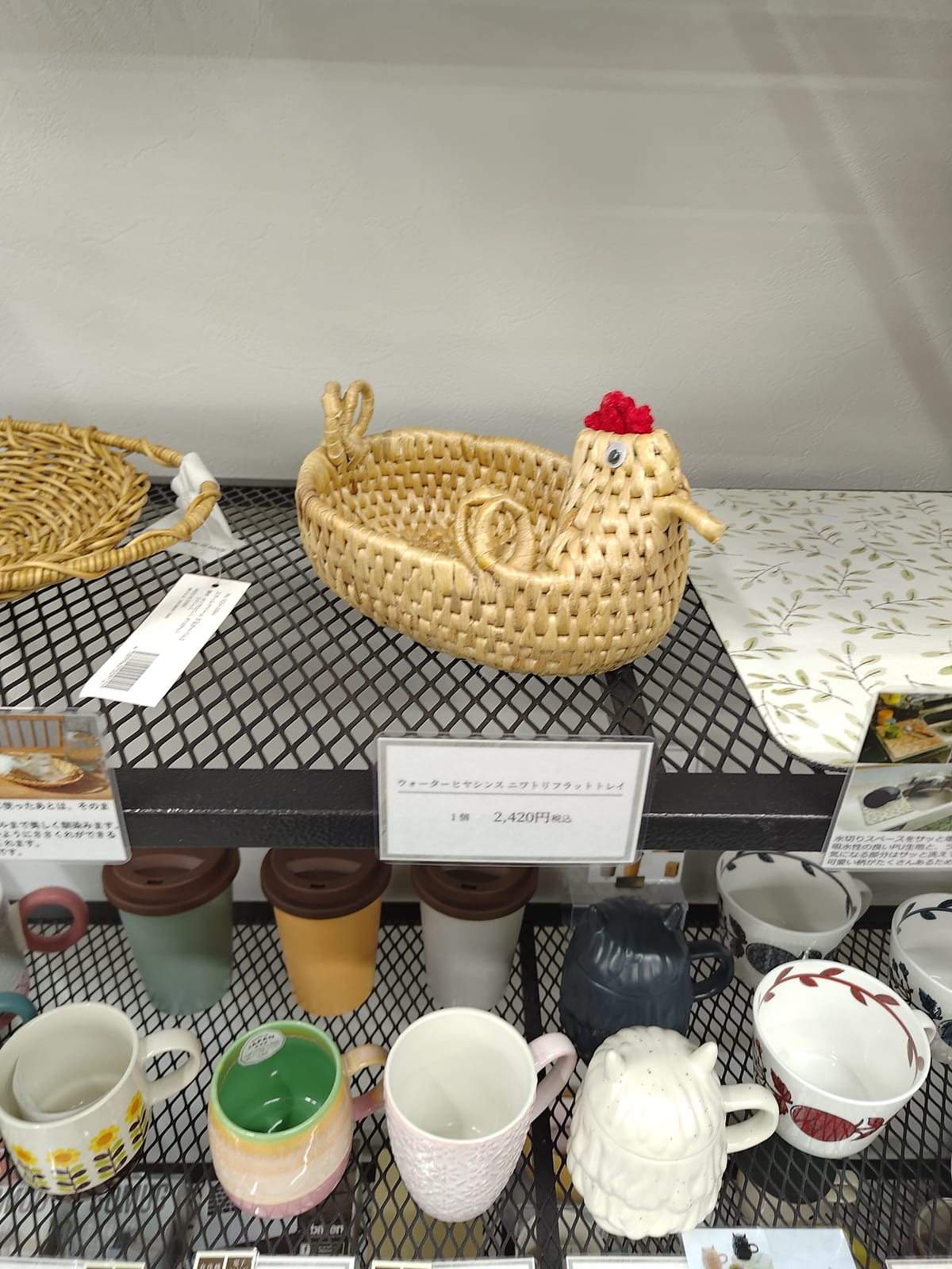 のこのこと入った雑貨屋 目が合う 楽天で同じのを見つけてしまった