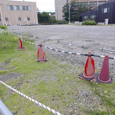 脱皮してるカラーコーン、脱皮コーン